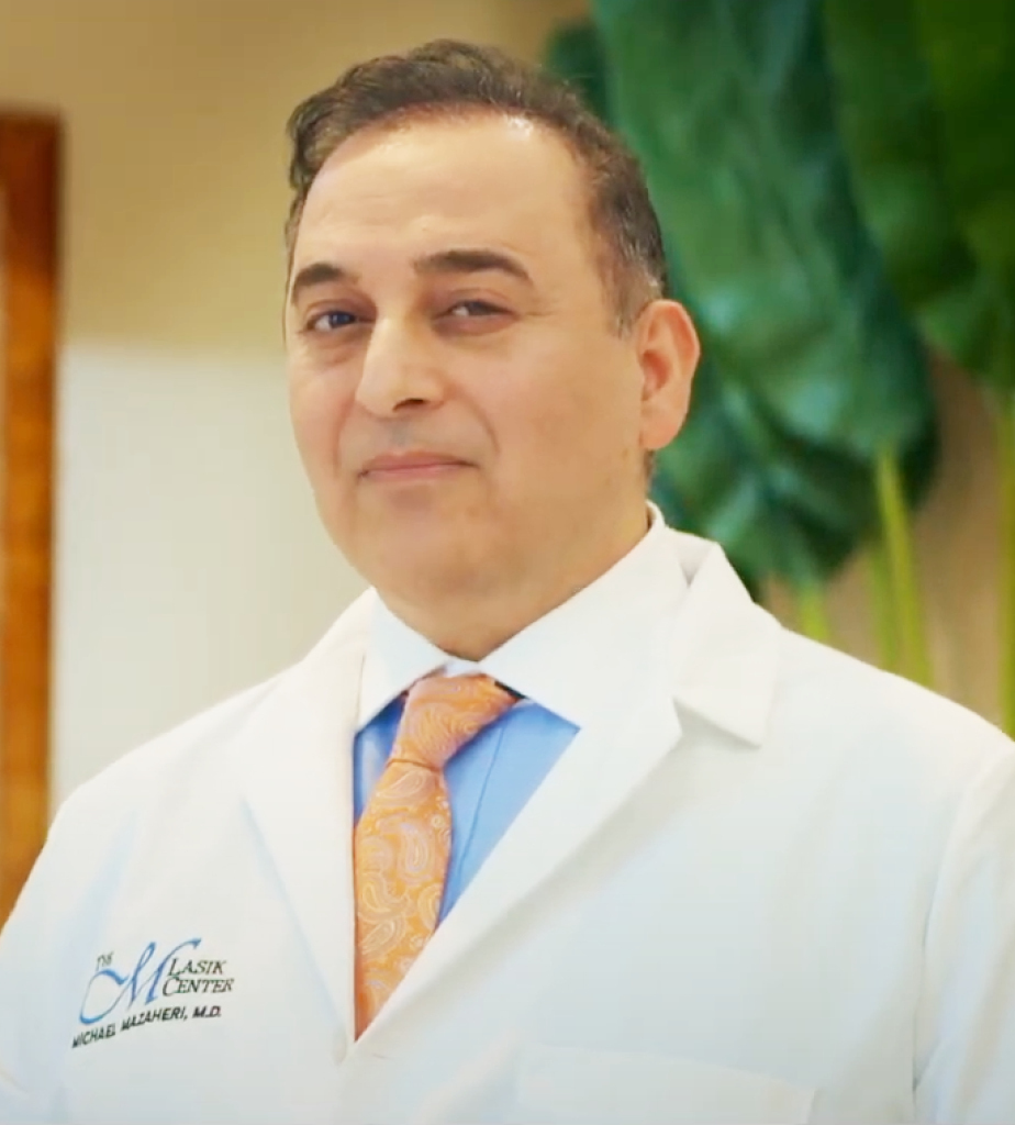 Advanced PRK eye surgery by Dr. Mazaheri, a pioneer in vision correction at M LASIK Cente